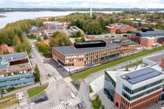 Aalto-yliopiston uudisrakennus Kide. Kuva: Aalto-yliopisto / Mikko Raskinen