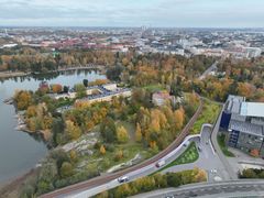 Tunnelin pohjoinen suuaukko Lapinlahden vieressä. Kuva Helsingin Satama