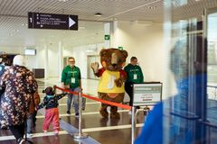 Pirkanmaan Osuuskaupan Soma -nalle viihdytti 1200 tapahtumakävijää. Kuva: Jouni Kuru, Brave Teddy.