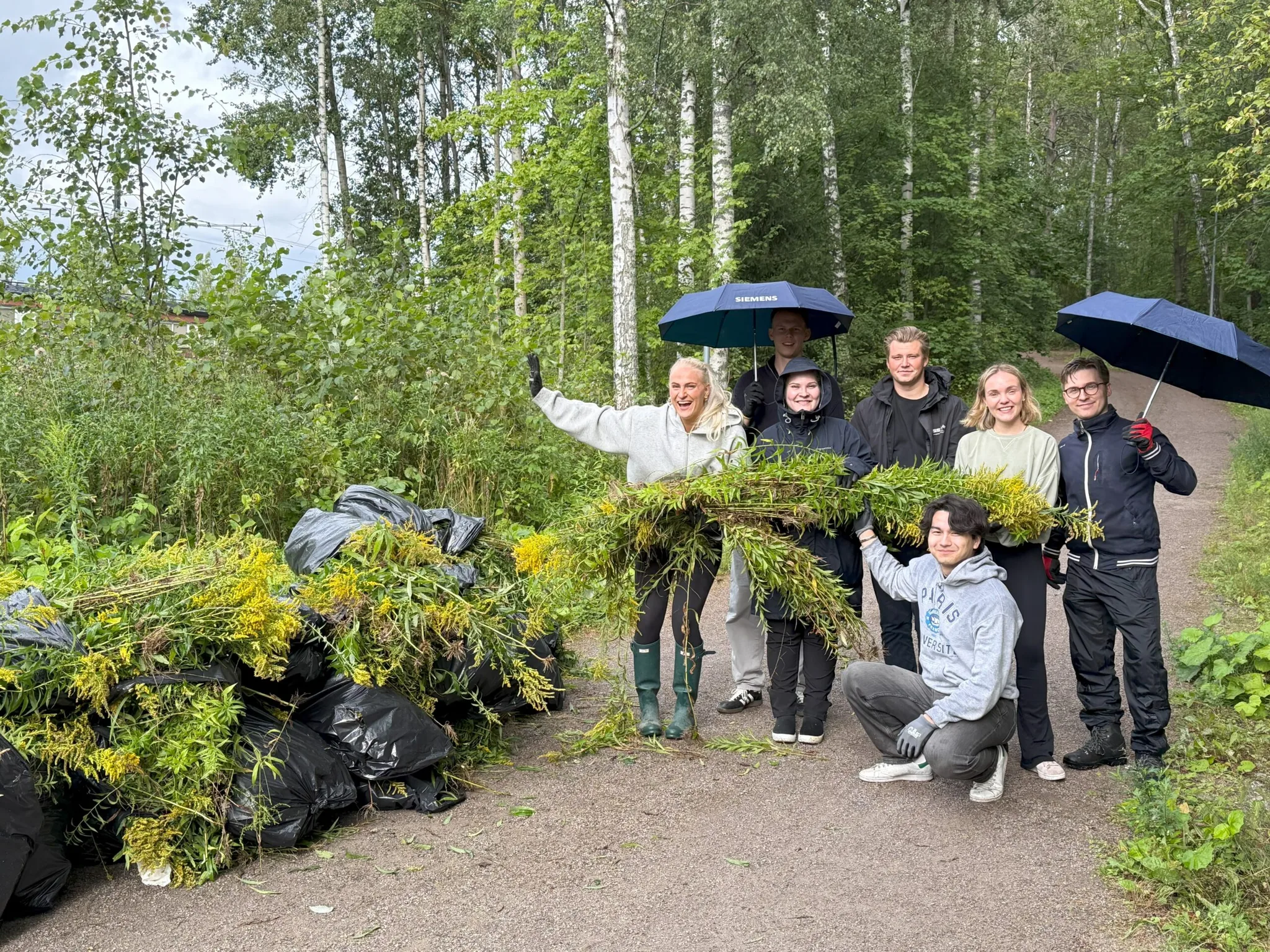 Siemens ja Leppävaaran koulu järjestävät ympäristöaiheisen vapaaehtoispäivän
