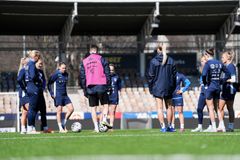 Helmarit harjoitteli sunnuntaina Bolt Arenalla.