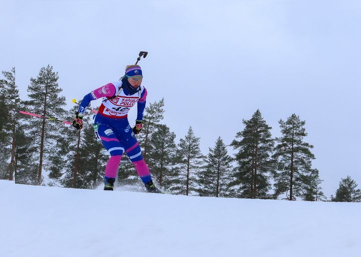 Joutsan Pommin Suvi Minkkinen ampui puhtaasti ja voitti Erika Jänkää lopulta 25 sekuntia.