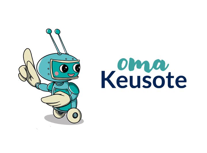 OmaKeusoten logo.