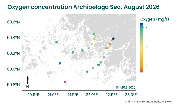 The%20oxygen%20situation%20in%20the%20outer%20Archipelago%20Sea%20is%20mainly%20better%20than%20near%20the%20coast.%20The%20low%20oxygen%20concentration%20at%20the%20southwesternmost%20observation%20site%20in%20the%20outer%20archipelago%20is%20presumably%20due%20to%20low-oxygen%20water%20flowing%20from%20the%20main%20basin%20of%20the%20Baltic%20Sea.