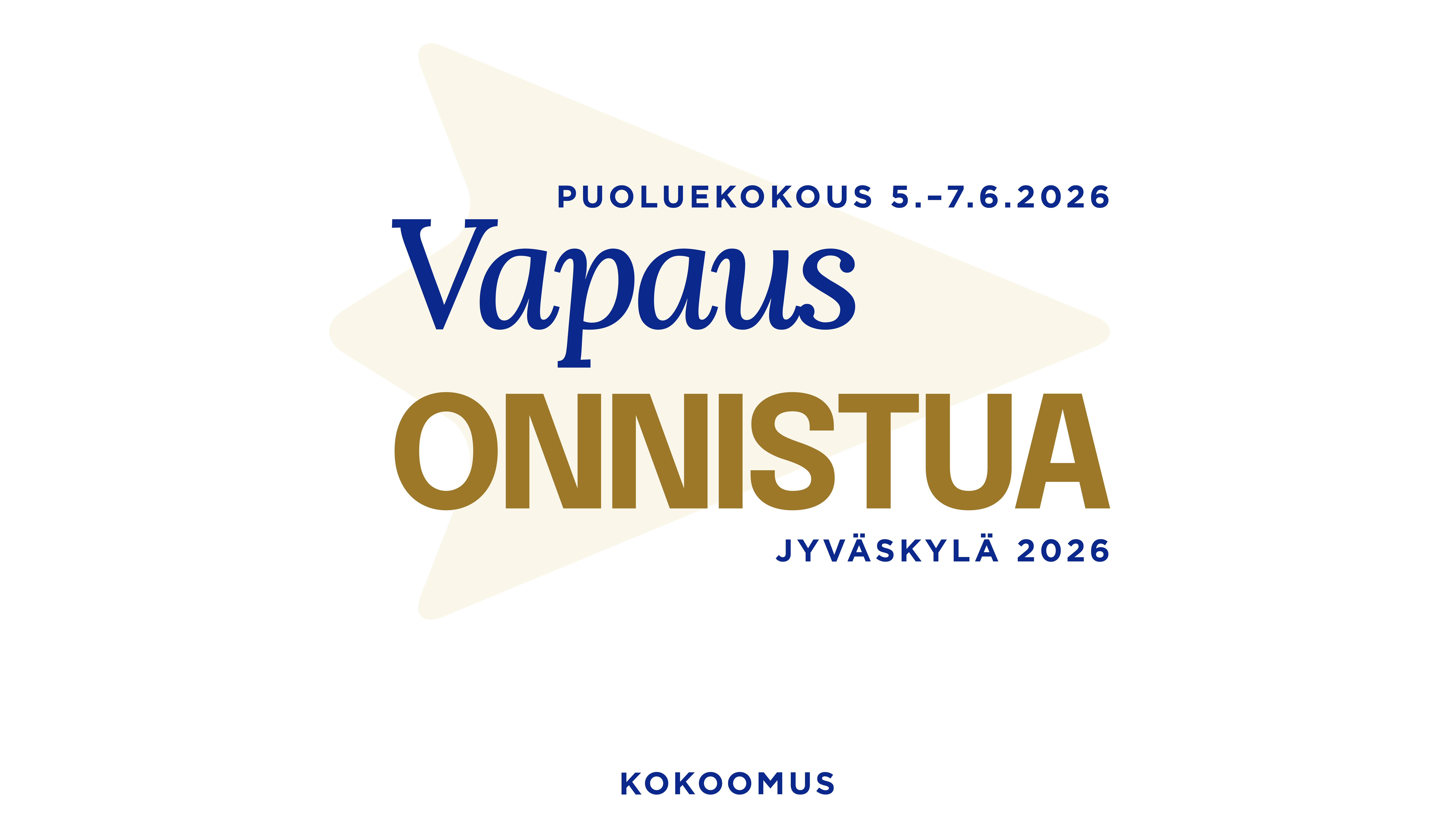 Kokoomus järjestää vuoden 2026 puoluekokouksensa Jyväskylässä