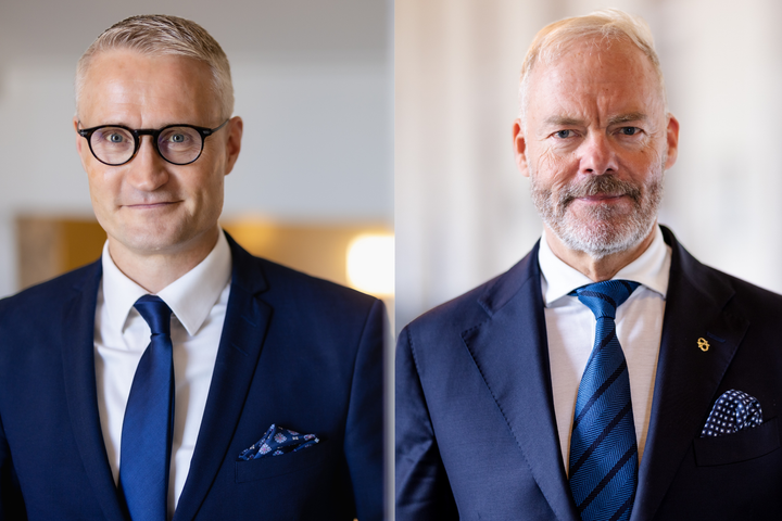 Kokoomuksen kansanedustajat Jarno Limnell & Pauli Aalto-Setälä