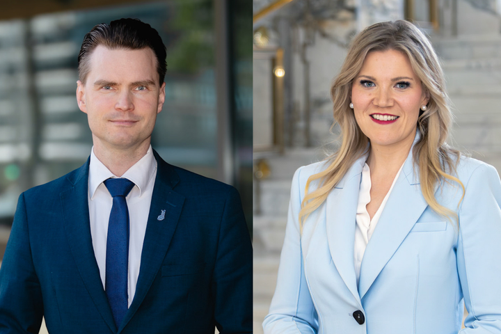 Heikki Autto ja Sofia Vikman.