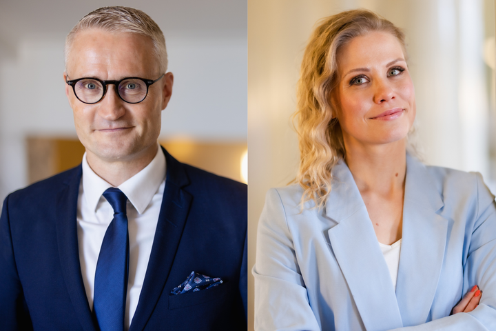 Jarno Limnell ja Noora Fagerström