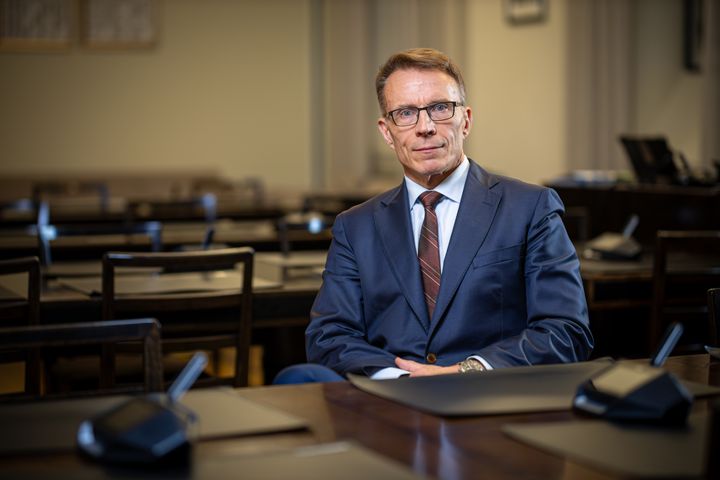 Kokoomuksen eduskuntaryhmän puheenjohtaja Jukka Kopra.