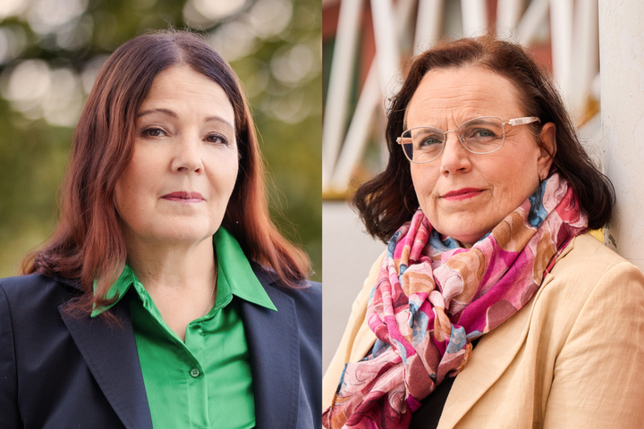 Sari Sarkomaa ja Mia Laiho