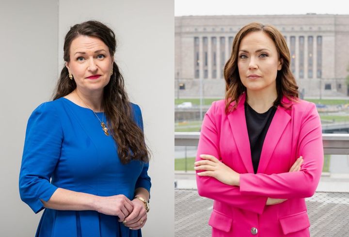 Ministerit Anna-Kaisa Ikonen ja Karoliina Partanen