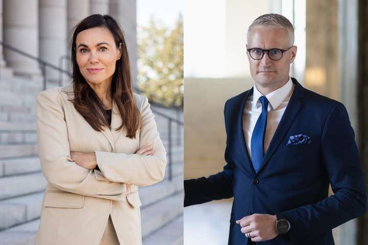 Susanne Päivärinta ja Jarno Limnell