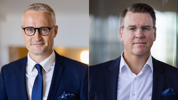 Kansanedustajat Jarno Limnell ja Martin Paasi