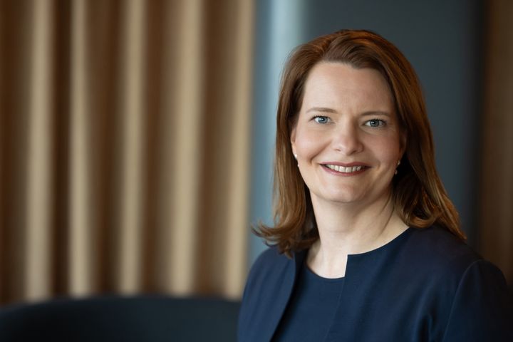 EK:n Yrittäjävaltuuskunnan uusi puheenjohtaja Anne Kangas (Hoitokoti Päiväkumpu). Kuvaaja Markku Lempinen.
