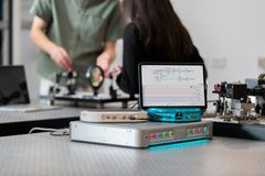 Hardware-enabled, software-accelerated. Moku devices combine compact, high-performance hardware with an intuitive software interface, delivering 15+ instruments in one easy-to-use solution.