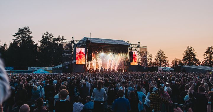 Nightwishin Suomen konserteissa oli yhteensä 21 500 kävijää. Kuvassa Kiteen Rantakenttä, kuva: Heikki Salonen.