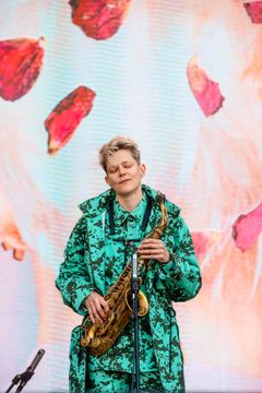 Saxophonist Linda Fredriksson at Sideways Festival 2023