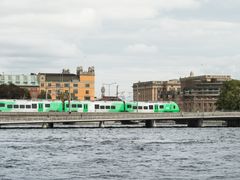 First VR branded train in Stockholm.