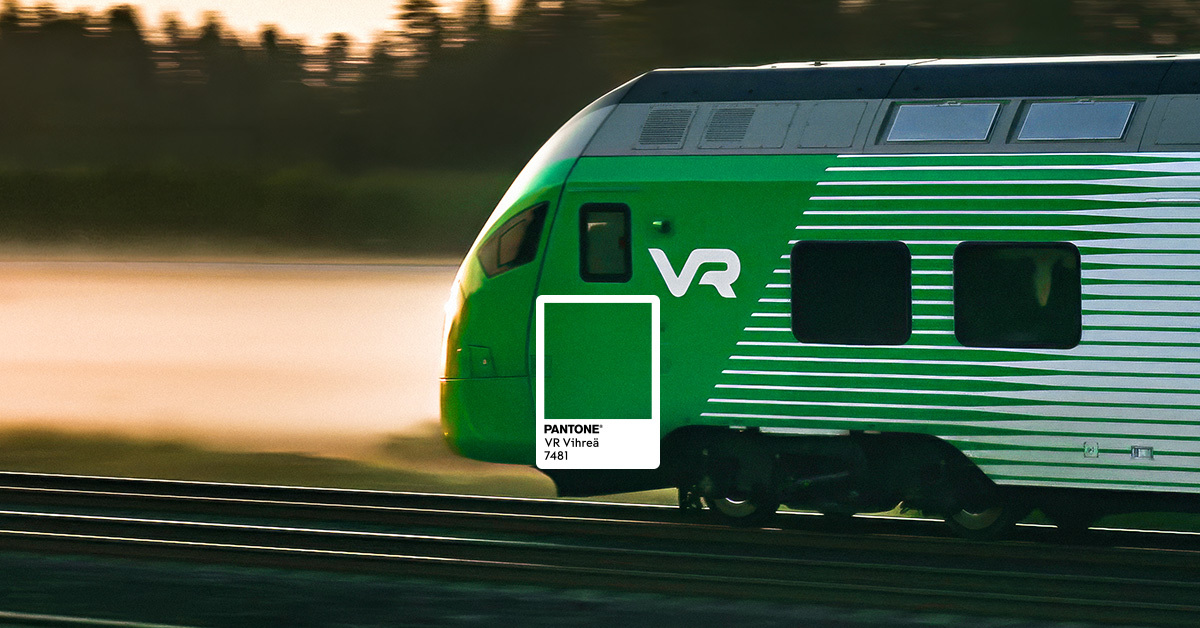 VR:n vihreä väri sai tavaramerkkisuojan matkustajaliikenteessä