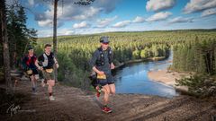 NUTS Karhunkierroksen pisimpien sarjojen osallistujat pääsevät nauttimaan Oulankajoen maisemista.