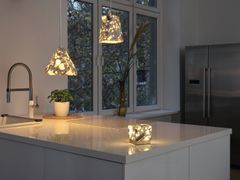 OSRAM Decor Gleam -valaisinsarja on valmistettu terrazzosta