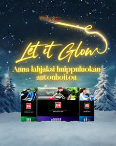 Autoglymin lahjapakkaukset ovat käytännöllisiä lahjoja autonomistajalle.