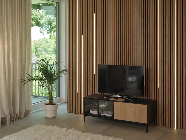 OSRAM Flex Acoustic LED -valonauhajärjestelmä tekee akustiikkapaneeleista kodin katseenvangitsijan