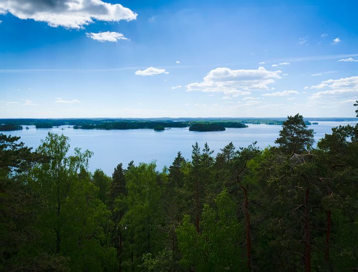 Maisema Kangasalan Haralanharjulta.