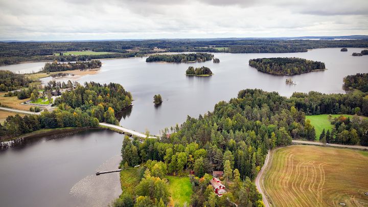 Näkymä Kangasalan Saarikylistä.