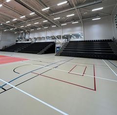 Kangasala Areenan liikuntasali.