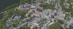 3D-kaupunkimalli on mahdollisimman tarkka kaupungin digitaalinen kaksonen.
