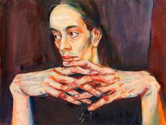 Zsuzsa Demeter, Sarjasta Poika, öljy MDF levylle, 2021, 29,5 x 39,5 cm