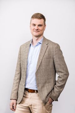 Kristaps Greidāns lehdistökuva. Kuva: Adven