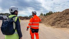 Tour of Advens combined heat and power plant in Nynäshamn