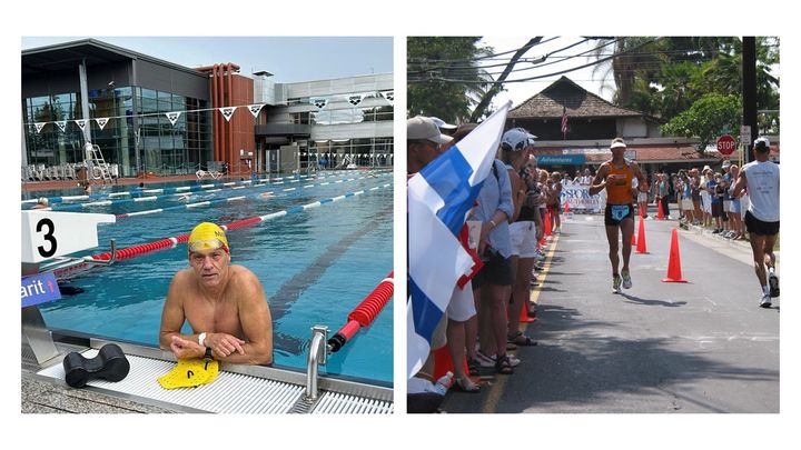 Pauli Kiuru (vas.) ja Mika Luoto ovat mm. voittaneet triathlonin täysmatkan EM-kisoissa joukkuepronssia.