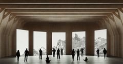 Paviljongin näyttelyhalli