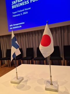 Suomen ja Japanin yhteistyö tiivistyy
