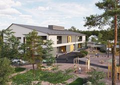 Hoivarakentajat – havainnekuva Norlandia Päiväkodit, Espoo Kurttila