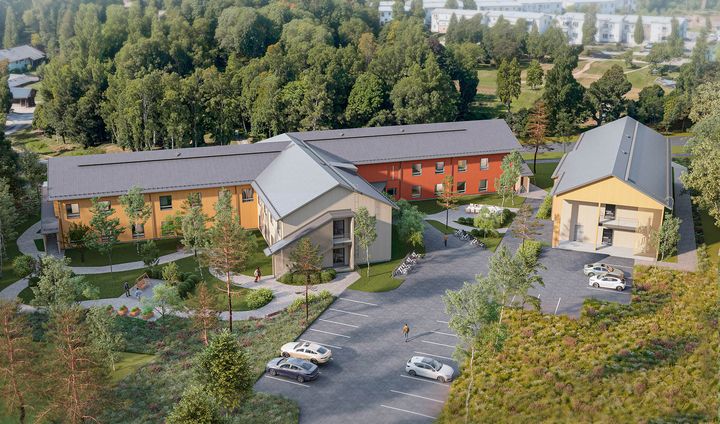 Norlandia Hoivan ja Aberian palvelukodit Jyväskylä, havainnekuva