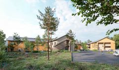 Visualisointi Norlandialle ja Aberialle Jyväskylään rakennettavista palvelukodeista