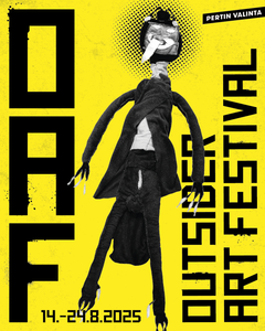 OAF 2025 visual identity is a collaboration of graphic designer Klaus Welp and artist Neea Haapala.