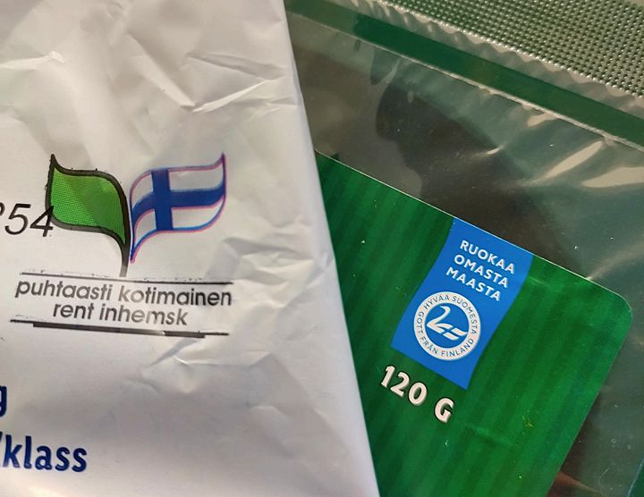 Hyvää Suomesta ja Sirkkalehti kertovat elintarvikkeen suomalaista raaka-aineista ja valmistuksesta.