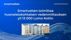 Smartvatten toimittaa huoneistokohtaisen vedenmittauksen yli 13 000 Lumo Kotiin