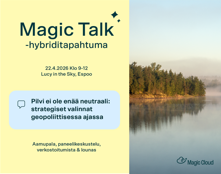 Pilvi ei ole enää neutraali: strategiset valinnat geopoliittisessa ajassa