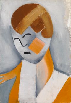 Greta Hällfors-Sipilä: Otsatukka (Elli Sipilä), 1920, öljy kankaalle, 45,5 x 31,5 cm, Kansallisgalleria / Ateneumin taidemuseo. Kuva: Hannu Pakarinen / Kansallisgalleria.