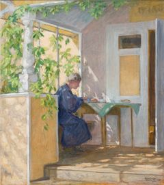 Axel Haartman (1877–1969), Valo ja varjo, 1944, öljy kankaalle, Sampo Group.
Kuva: Rauno Träskelin / Sampo Group.