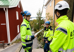 Pispalan valokuituverkon suunnittelua, kuva: Eltel.