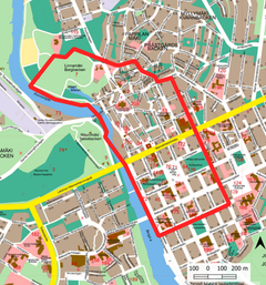 Förbudsområden i stadsområdet Gamla Borgå