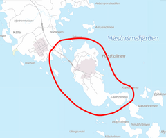 Förbudsområden i Lovisa kraftverksområde