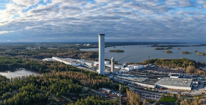 Prysmianin kaapelinvalmistustorni Pikkalassa Kirkkonummella